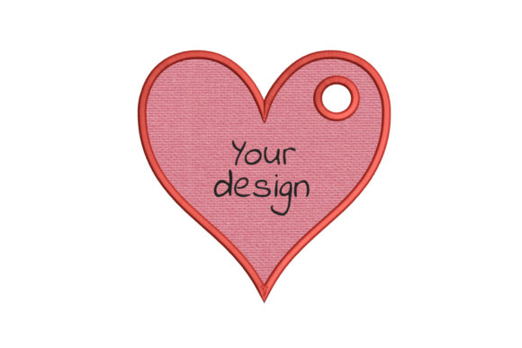 Heart Template for Personalized Gifts