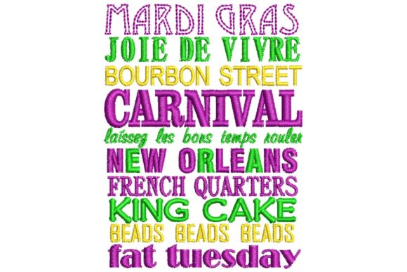 Mardi Gras Phrases