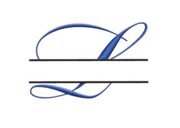 Split Monogram Font Letter L Review
