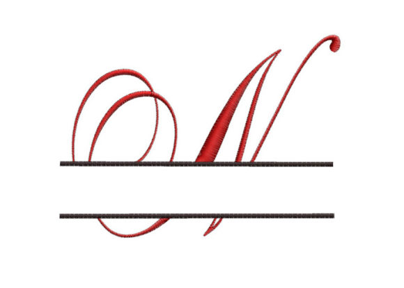 Split Monogram Font Letter N Review